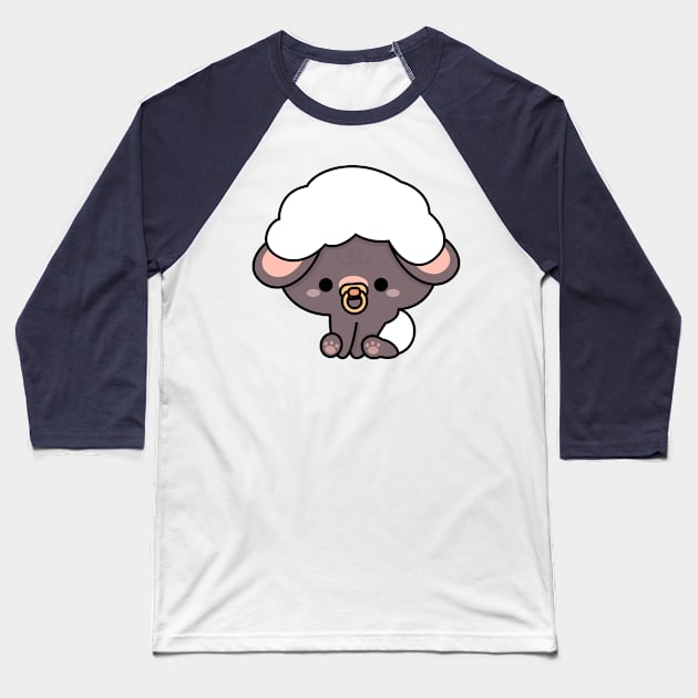 Sheep Baseball T-Shirt by theladyernestember